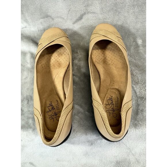 Life Stride womens shoes 9M beige soft system comfort slip on - Picture 16 of 16